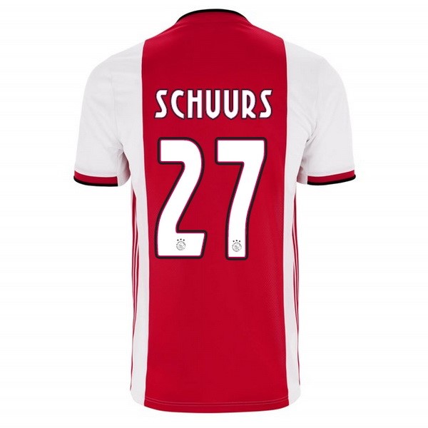 Camiseta Ajax 1ª Schuurs 2019-2020 Rojo